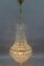 Crystal Glass and Brass Basket Chandelier 17