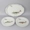 Porcelain Fish Dishes and Tray Set, 1960s, Set of 7 4