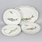 Porcelain Fish Dishes and Tray Set, 1960s, Set of 7 6