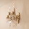 Antique French Crystal & Gilt Bronze Chandelier Sconces by Maison Charles for Maison Baguès, 19th Century, Set of 2 8