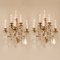 Antique French Crystal & Gilt Bronze Chandelier Sconces by Maison Charles for Maison Baguès, 19th Century, Set of 2 6