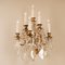 Antique French Crystal & Gilt Bronze Chandelier Sconces by Maison Charles for Maison Baguès, 19th Century, Set of 2 7