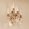 Antique French Crystal & Gilt Bronze Chandelier Sconces by Maison Charles for Maison Baguès, 19th Century, Set of 2 5