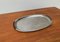 Vintage Danish Stainless Steel and Teak Plate and Bowl, Set of 2 4