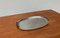 Vintage Danish Stainless Steel and Teak Plate and Bowl, Set of 2 1