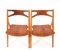 Chaises Sawbuck CH-29 Mid-Century par Hans J. Wegner pour Carl Hansen & Søn, 1950s, Set de 10 5