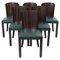 French Art Deco Macassar Dining Chairs, 1930s, Set of 6 1