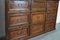 Antique French Oak Apothecary / Filing Cabinet Folding Doors, Early 20th Century, Image 15