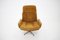 Corduroy Swivel Chair, Denmark, 1970s 4
