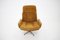 Corduroy Swivel Chair, Denmark, 1970s, Image 4