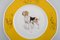 Chiens Courants & Chiens D'Arret Porcelain Plate by Hermès, Late 20th Century 2