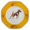 Chiens Courants & Chiens D'Arret Porcelain Plate by Hermès, Late 20th Century, Image 1
