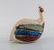 Uccello da ceramista sudafricano in ceramica smaltata dipinta a mano, Immagine 4
