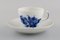 Blue Flower Braided Coffee Cups with Saucers from Royal Copenhagen, Mid 20th Century, Set of 10, Image 2