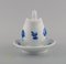 Blue Flower Braided Sauce Boat on Fixed Stand from Royal Copenhagen 3