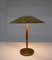 Swedish Mid-Century Table Lamp in Teak and Brass from Böhlmarks 9