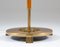 Scandinavian Mid-Century Brass and Wood Floor Lamp 8