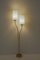 Lámpara de pie escandinava Mid-Century de latón, Imagen 8