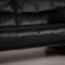 Black Leather Sofa from WK Wohnen 4