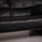 Black Leather Sofa from WK Wohnen, Image 4