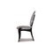 Black and White Wooden Chair from WK Wohnen 10
