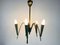 Mid-Century Italian Brass Chandelier, 1960s, Image 6