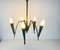 Mid-Century Italian Brass Chandelier, 1960s 9