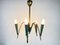 Mid-Century Italian Brass Chandelier, 1960s, Image 5