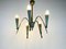 Mid-Century Italian Brass Chandelier, 1960s, Image 3