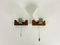 White Opal Glass and Teak Wall Lamps, 1970s, Germany, Set of 2, Image 19