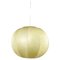 Mid-Century Round Cocoon Pendant Lamp, 1960s, Italy, Image 1