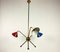 Lámpara de araña italiana de latón con tres brazos de Arredoluce, Italy, años 50, Imagen 10