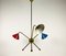 Lámpara de araña italiana de latón con tres brazos de Arredoluce, Italy, años 50, Imagen 3