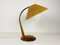 Teak and Rattan Table Lamp from Temde, 1970s 2