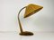 Teak and Rattan Table Lamp from Temde, 1970s 4