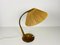Teak and Rattan Table Lamp from Temde, 1970s 18