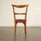 Stained Beech and Foam Leatherette Chair, Italy, 1950s, Image 11