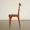 Stained Beech and Foam Leatherette Chair, Italy, 1950s, Image 10