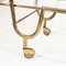 Wood, Brass and Glass Service Trolley, Italy, 1950s, Image 7