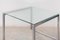 Square Glass and Chrome Coffee Table, 1960s, Italy, Image 5