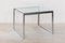 Square Glass and Chrome Coffee Table, 1960s, Italy 2