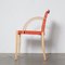 Red-Orange Nr 757 Chair by Peter Maly for Thonet 3