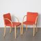 Rot-Orange Nr 757 Stuhl von Peter Maly für Thonet 15