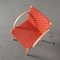Red-Orange Nr 757 Chair by Peter Maly for Thonet, Image 6