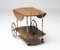 Italian Walnut Bar Cart 9