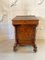 Antiker viktorianischer Davenport Schreibtisch aus Nusswurzelholz, 19. Jh 14