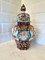 Große antike Imari Vase mit Deckel 10