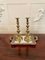 Große antike viktorianische Kerzenständer aus Messing, 2er Set 3