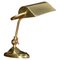 Art Nouveau Bankers Brass Desk Lamp 1