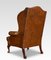 Georgian Style Leather Wingback Armchair 8